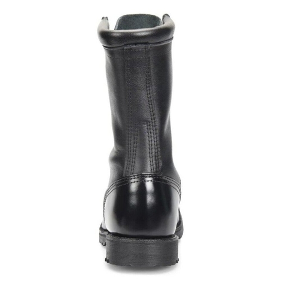Nice Carolina Jump Boots Black Leather Made In Usa Sz 8 Paratrooper